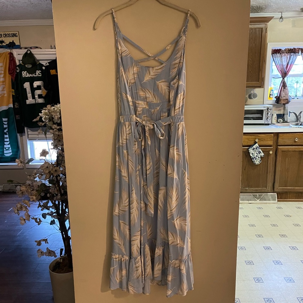 Torrid size 2 blue feather dress. New with tag - Picture 5 of 5